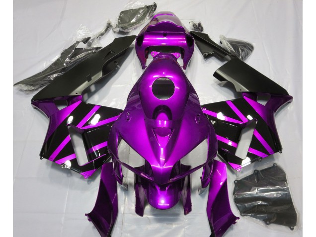 Purple & Gloss Black Design Honda CBR600RR Fairings 2005-2006 Outlets Purple & Gloss Black Design Honda CBR600RR Fairings 2005-2006 Outlets