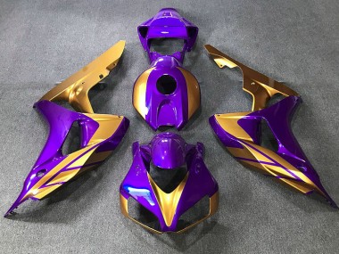 Purple & Gold Honda CBR1000RR Fairings 2006-2007 Outlets