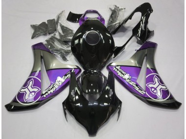 Purple on Black Custom Honda CBR1000RR Fairings 2008-2011 Outlets