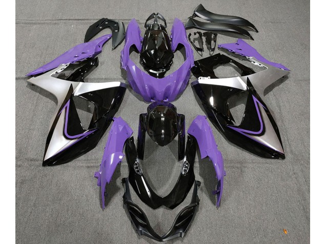 Purple Silver and Black Suzuki GSXR 1000 Fairings 2009-2016 Outlets Purple Silver and Black Suzuki GSXR 1000 Fairings 2009-2016 Outlets