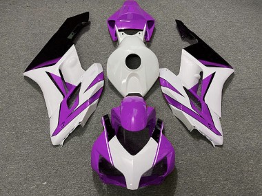 Purple White and Black Gloss Honda CBR1000RR Fairings 2004-2005 Outlets