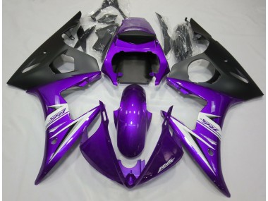Purple & White Yamaha R6 Fairings 2003-2005 Outlets