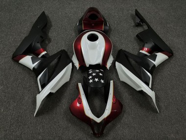 Racing Red and Black Honda CBR600RR Fairings 2009-2012 Outlets