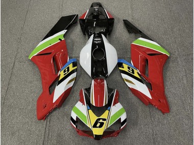 Red 6 Honda CBR1000RR Fairings 2004-2005 Outlets