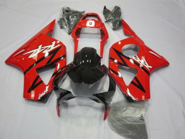 Red and Black No.2 Honda CBR954 Fairings 2002-2003 Outlets