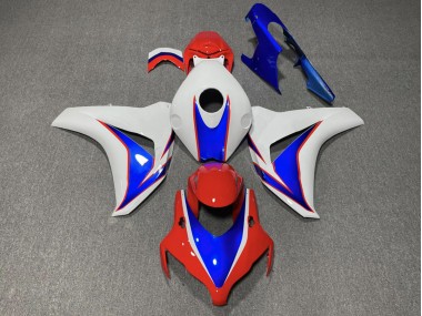 Red and Blue Gloss Honda CBR1000RR Fairings 2008-2011 Outlets