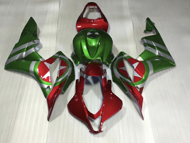 Red and Green Captain America Honda CBR600RR Fairings 2007-2008 Outlets Red and Green Captain America Honda CBR600RR Fairings 2007-2008 Outlets