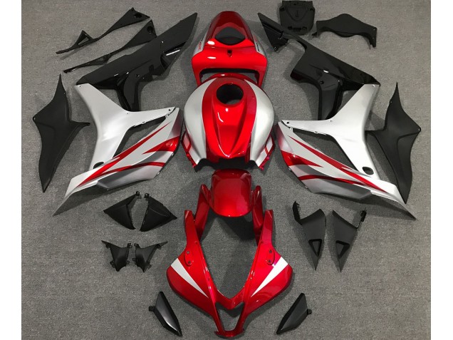 Red and Silver OEM Style Honda CBR600RR Fairings 2007-2008 Outlets Red and Silver OEM Style Honda CBR600RR Fairings 2007-2008 Outlets