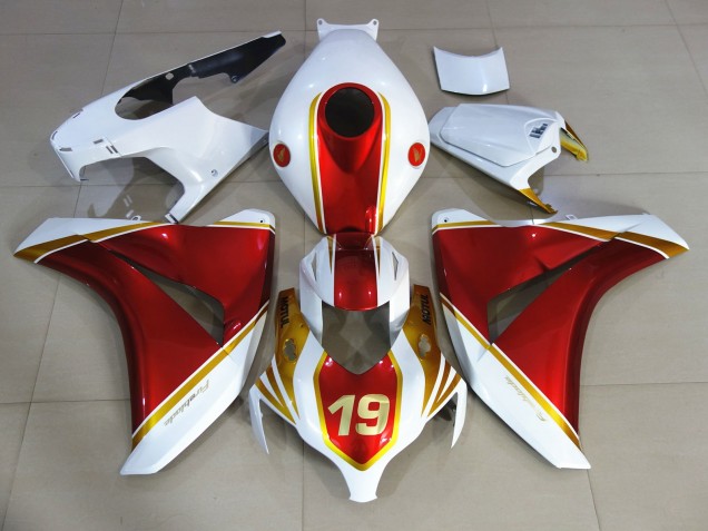 Red and White 19 Honda CBR1000RR Fairings 2008-2011 Outlets Red and White 19 Honda CBR1000RR Fairings 2008-2011 Outlets