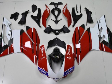 Red and White Ducati 959 1299 Fairings 2015-2017 Outlets