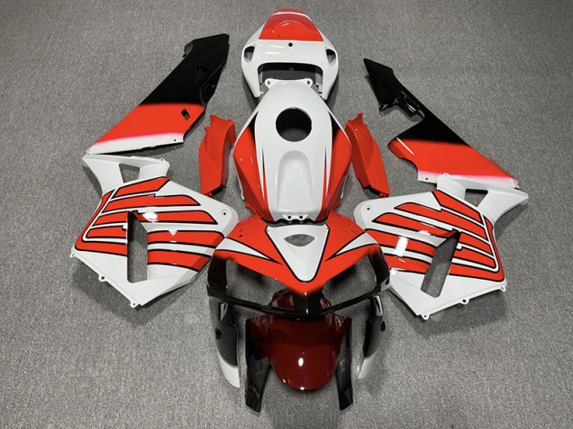 Red and White Wings Honda CBR600RR Fairings 2005-2006 Outlets Red and White Wings Honda CBR600RR Fairings 2005-2006 Outlets