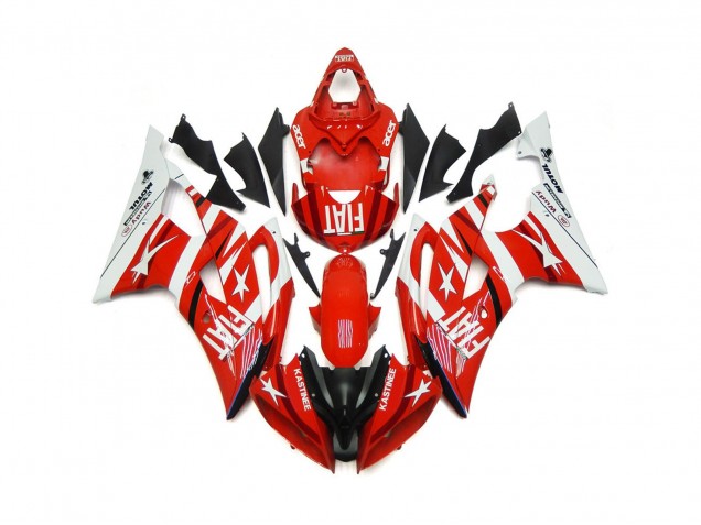 Red and White with Stars Yamaha R6 Fairings 2008-2016 Outlets Red and White with Stars Yamaha R6 Fairings 2008-2016 Outlets