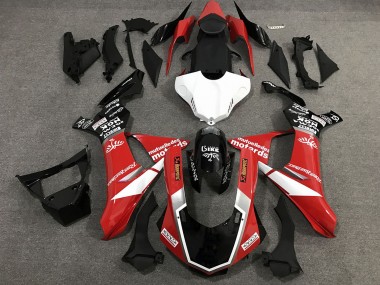 Red Black and White Custom Style Gloss Yamaha R1 Fairings 2015-2019 Outlets