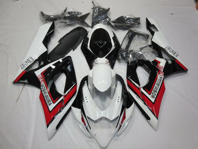 Red Black and White Suzuki GSXR 1000 Fairings 2005-2006 Outlets