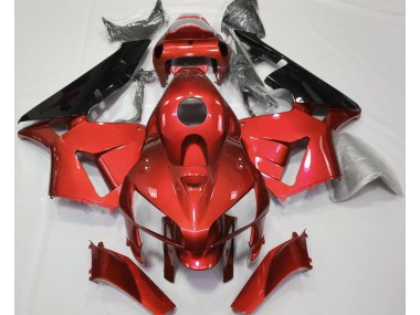 Red CBR Style Honda CBR600RR Fairings 2005-2006 Outlets