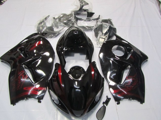 Red Deep Gloss Suzuki GSXR 1300 Fairings 1997-2007 Outlets