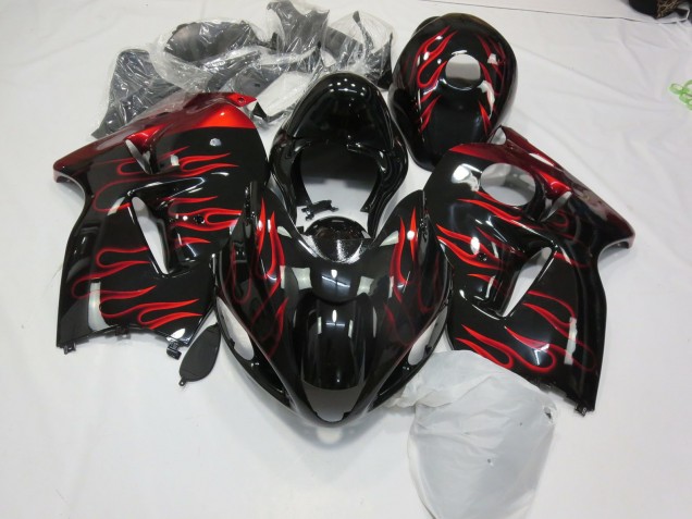 Red Flame Suzuki GSXR 1300 Fairings 1997-2007 Outlets Red Flame Suzuki GSXR 1300 Fairings 1997-2007 Outlets