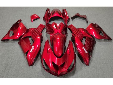 Red Gloss Kawasaki ZX14R Fairings 2006-2011 Outlets