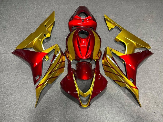 Red & Gold Honda CBR600RR Fairings 2007-2008 Outlets Red & Gold Honda CBR600RR Fairings 2007-2008 Outlets