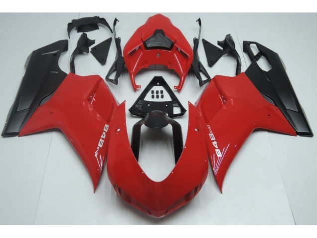 Red Matte Black Ducati 848 1098 1198 Fairings 2007-2012 Outlets Red Matte Black Ducati 848 1098 1198 Fairings 2007-2012 Outlets