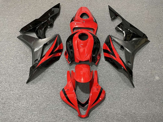 Red OEM Style & Grey Honda CBR600RR Fairings 2007-2008 Outlets Red OEM Style & Grey Honda CBR600RR Fairings 2007-2008 Outlets