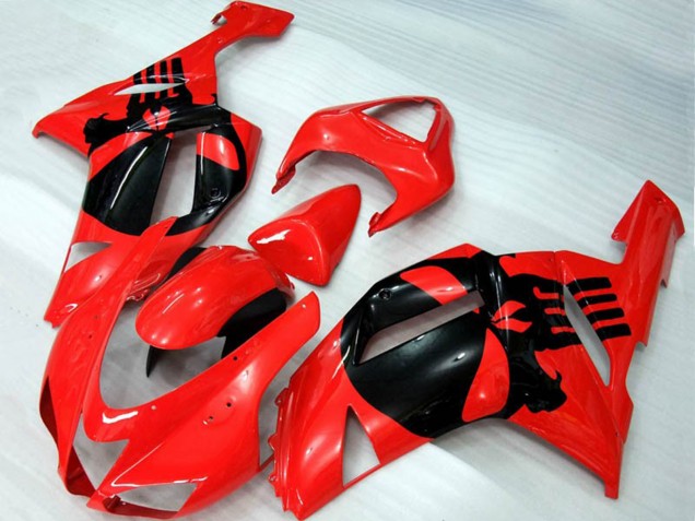 Red Skull Kawasaki ZX6R Fairings 2007-2008 Outlets Red Skull Kawasaki ZX6R Fairings 2007-2008 Outlets