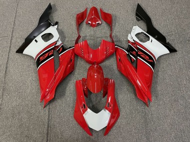 Red White and Black Yamaha R6 Fairings 2017-2019 Outlets