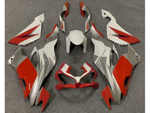 Red White and Silver Kawasaki ZX6R Fairings 2019-2020 Outlets Red White and Silver Kawasaki ZX6R Fairings 2019-2020 Outlets