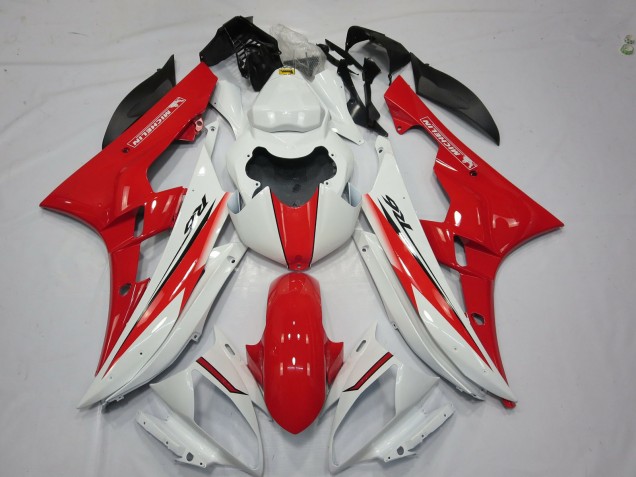 Red White OEM Style Yamaha R6 Fairings 2006-2007 Outlets Red White OEM Style Yamaha R6 Fairings 2006-2007 Outlets