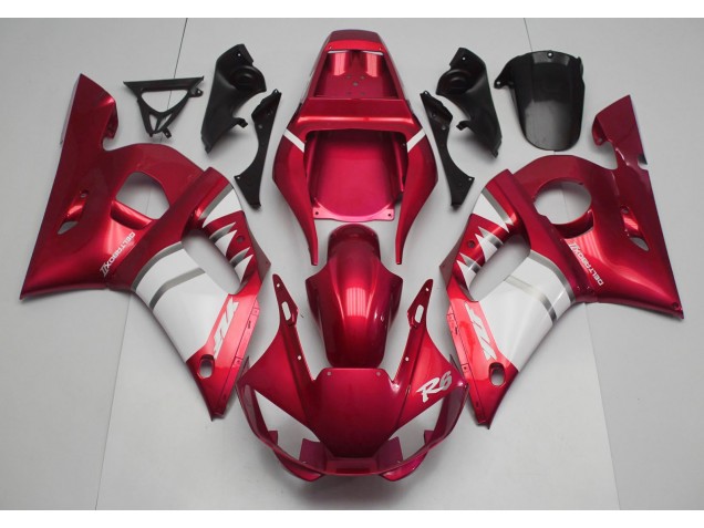 Red & White Yamaha R6 Fairings 1998-2002 Outlets Red & White Yamaha R6 Fairings 1998-2002 Outlets