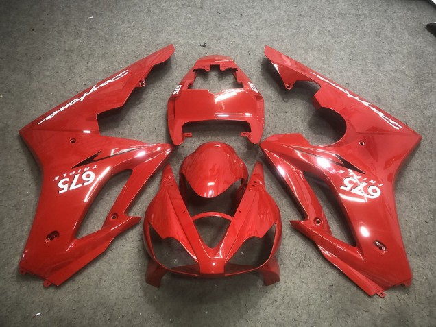 Red with White Decals Triumph Daytona 675 Fairings 2006-2008 Outlets Red with White Decals Triumph Daytona 675 Fairings 2006-2008 Outlets
