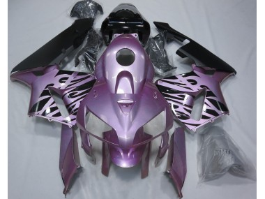 Rose Purple Flame Honda CBR600RR Fairings 2005-2006 Outlets