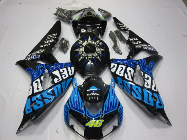 Rossi Blue Gloss Honda CBR1000RR Fairings 2006-2007 Outlets Rossi Blue Gloss Honda CBR1000RR Fairings 2006-2007 Outlets
