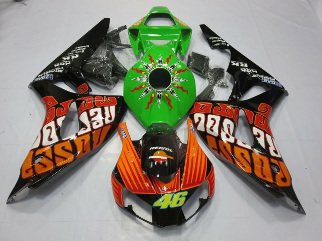 Rossi Lime Honda CBR1000RR Fairings 2006-2007 Outlets Rossi Lime Honda CBR1000RR Fairings 2006-2007 Outlets