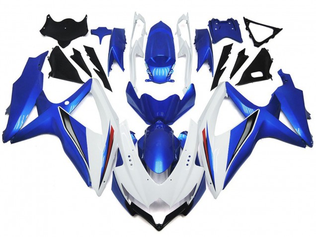Shining Gloss White With Silver and blue Suzuki GSXR 600-750 Fairings 2008-2010 Outlets Shining Gloss White With Silver and blue Suzuki GSXR 600-750 Fairings 2008-2010 Outlets