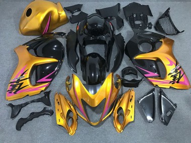 Shiny Gold with Black Suzuki GSXR 1300 Fairings 2008-2019 Outlets