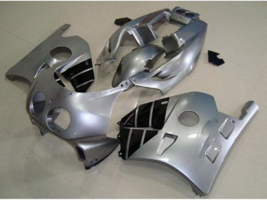 Silver and Black Honda CBR250RR Fairings 1990-1998 Outlets