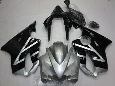 Silver and Black Honda CBR600 F4i Fairings 2004-2007 Outlets