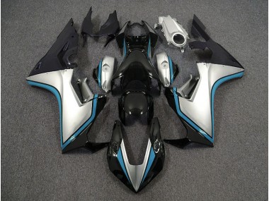 Silver and Black & Light Blue Honda CBR1000RR Fairings 2017-2019 Outlets