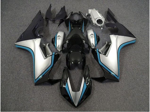 Silver and Black & Light Blue Honda CBR1000RR Fairings 2017-2019 Outlets Silver and Black & Light Blue Honda CBR1000RR Fairings 2017-2019 Outlets