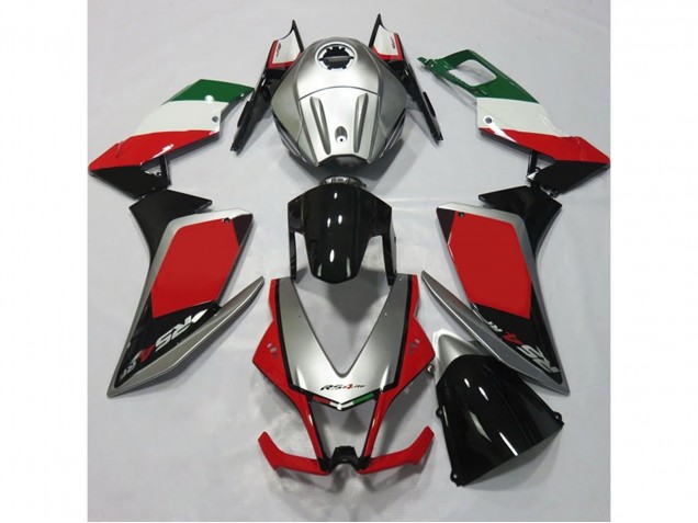 Silver and Red Aprilia RS4 125 Fairings 2012-2015 Outlets Silver and Red Aprilia RS4 125 Fairings 2012-2015 Outlets