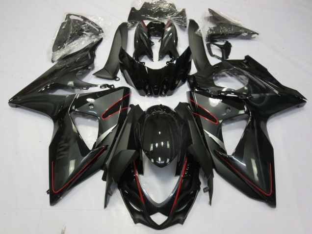 Silver Black and Red Suzuki GSXR 1000 Fairings 2009-2016 Outlets Silver Black and Red Suzuki GSXR 1000 Fairings 2009-2016 Outlets