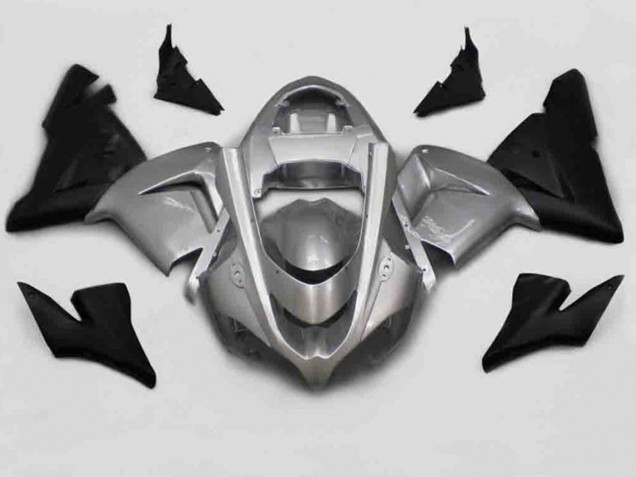 Silver Black Kawasaki ZX10R Fairings 2004-2005 Outlets Silver Black Kawasaki ZX10R Fairings 2004-2005 Outlets