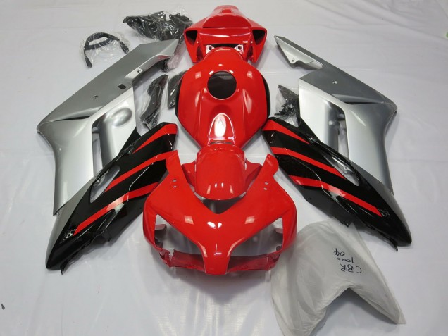 Silver Red and Black Honda CBR1000RR Fairings 2004-2005 Outlets Silver Red and Black Honda CBR1000RR Fairings 2004-2005 Outlets