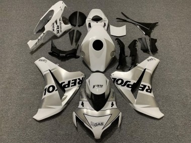 Silver Repsol Honda CBR1000RR Fairings 2008-2011 Outlets