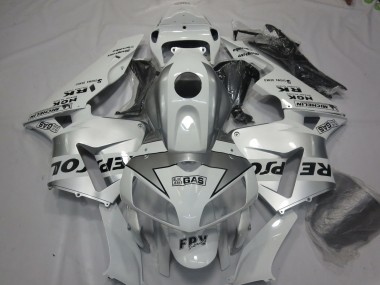 Silver Repsol Honda CBR600RR Fairings 2005-2006 Outlets