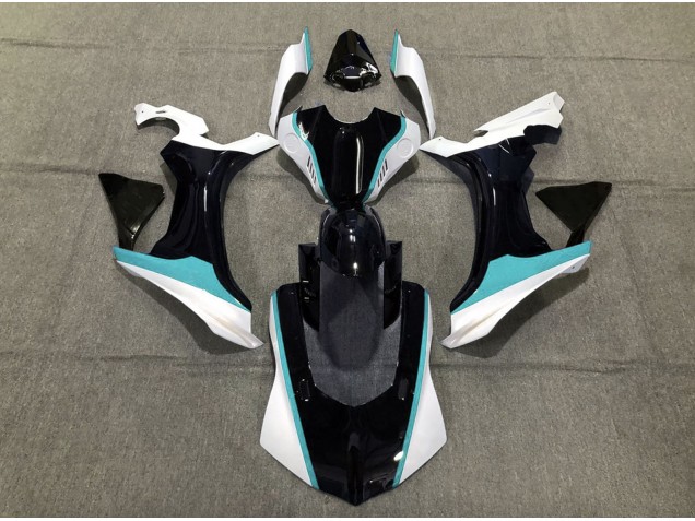 Sky Blue Black and White Yamaha R1 Fairings 2015-2019 Outlets Sky Blue Black and White Yamaha R1 Fairings 2015-2019 Outlets