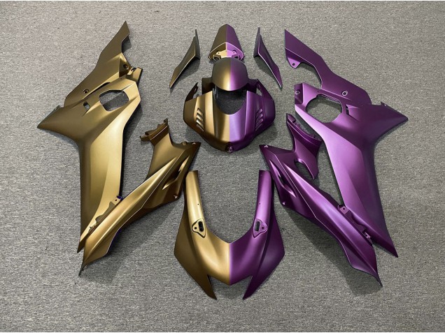 Tan and Purple Split Yamaha R6 Fairings 2017-2019 Outlets Tan and Purple Split Yamaha R6 Fairings 2017-2019 Outlets