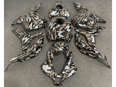 Tan and Silver Camo Honda CBR600RR Fairings 2009-2012 Outlets