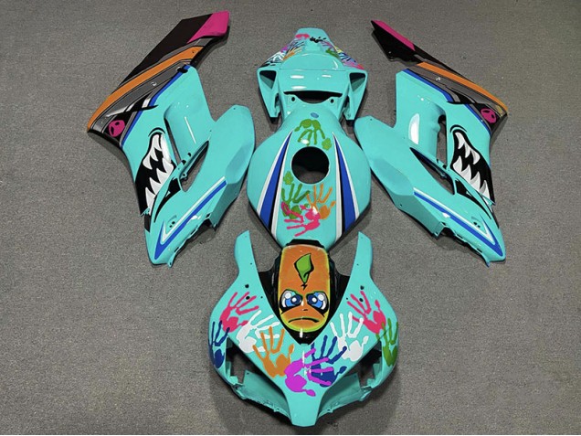 Teal Shark Honda CBR1000RR Fairings 2004-2005 Outlets Teal Shark Honda CBR1000RR Fairings 2004-2005 Outlets